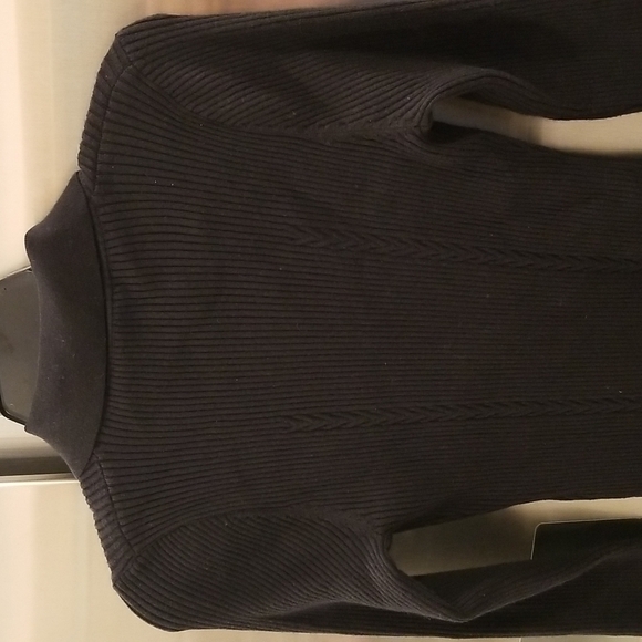 💕FAVORITE DAUGHTER💕 Lena Long Cardigan ~ Black M NWT Ribbed Cotton Cashmere - Picture 11 of 16